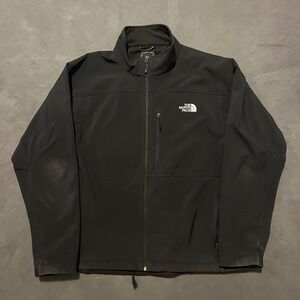 The North Face Windwall 2 Jacket Men's‎ 2XL Black Full Zip Softshell Coat